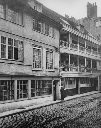 The George Inn Yard, Southwark by Henry Dixon